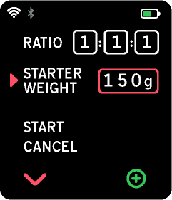 Set feeding ratio