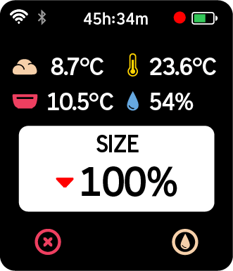 Sourdough recording screen